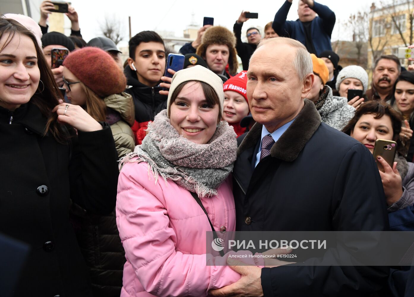 Рабочая поездка президента РФ В. Путина в Ивановскую область