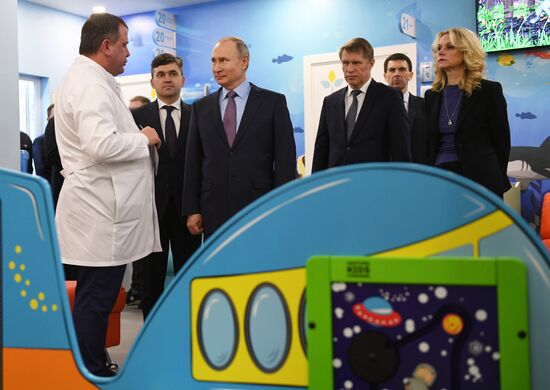 Рабочая поездка президента РФ В. Путина в Ивановскую область