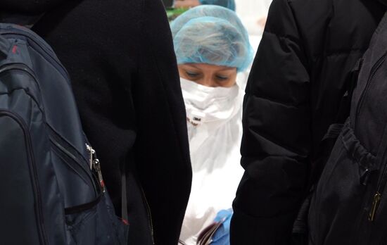 В Шереметьево усилили санитарный контроль в связи с коронавирусом