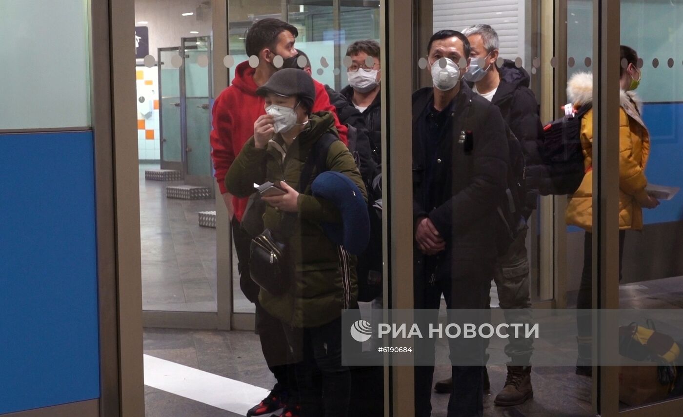 В Шереметьево усилили санитарный контроль в связи с коронавирусом