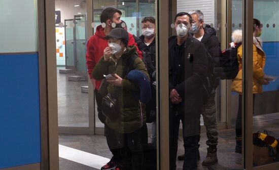 В Шереметьево усилили санитарный контроль в связи с коронавирусом