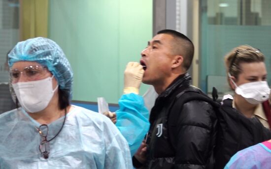 В Шереметьево усилили санитарный контроль в связи с коронавирусом