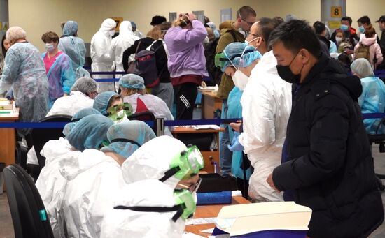 В Шереметьево усилили санитарный контроль в связи с коронавирусом