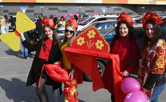 Автопробег для женщин-автомобилистов в Ростове-на-Дону