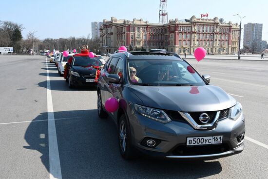 Автопробег для женщин-автомобилистов в Ростове-на-Дону