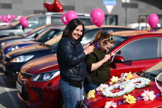 Автопробег для женщин-автомобилистов в Ростове-на-Дону