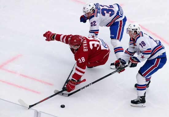 Хоккей. КХЛ. Матч "Витязь" - СКА