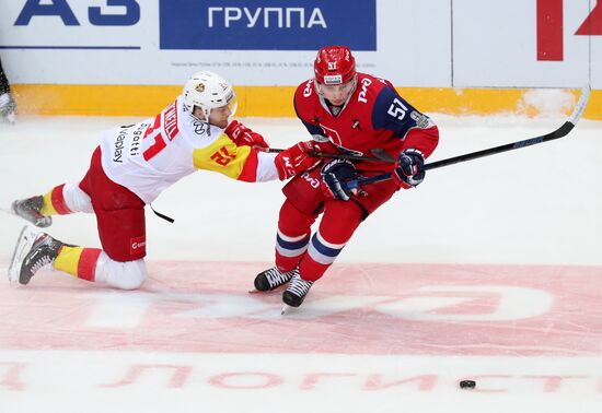 Хоккей. КХЛ. Матч "Локомотив" - "Йокерит"