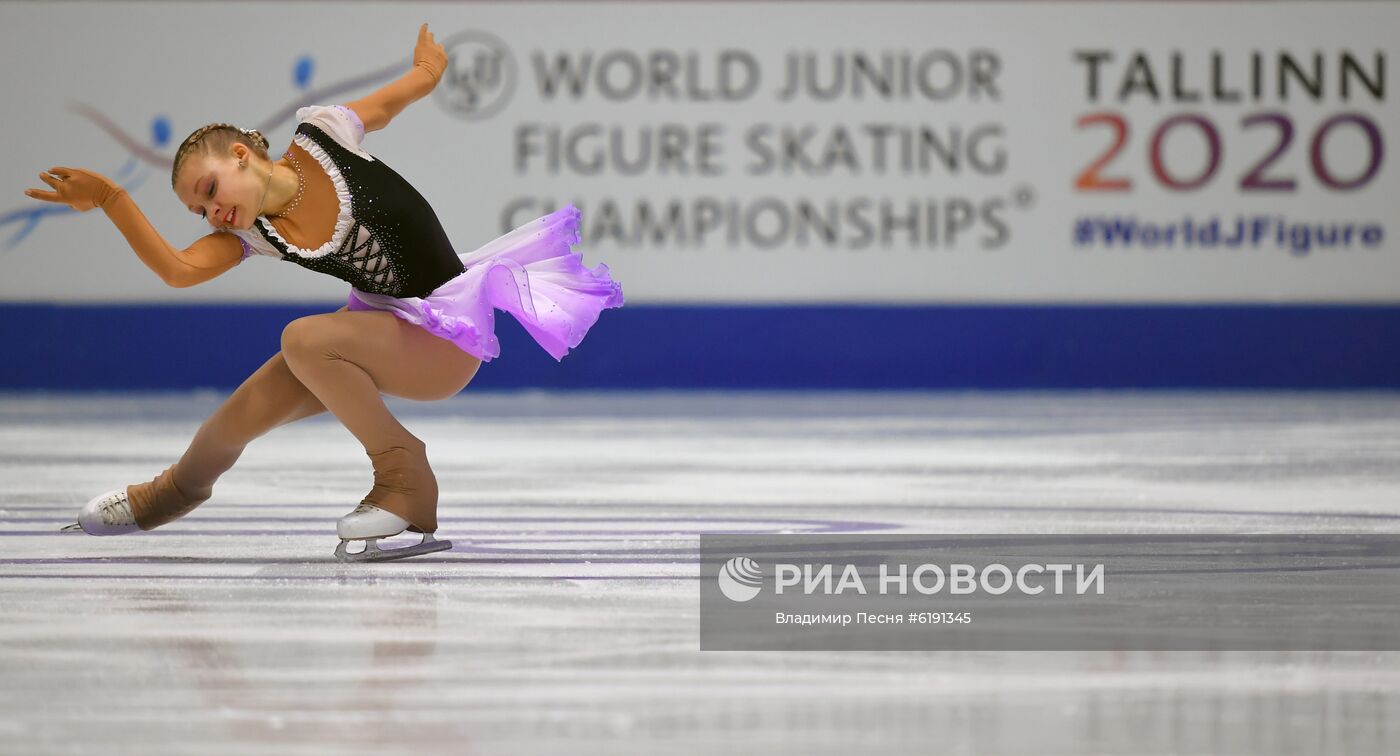 Фигурное катание. Чемпионат мира. Юниоры. Девушки. Произвольная программа