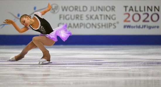 Фигурное катание. Чемпионат мира. Юниоры. Девушки. Произвольная программа