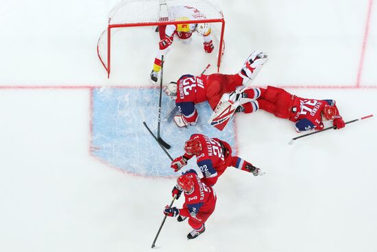 Хоккей. КХЛ. Матч "Локомотив" - "Йокерит"