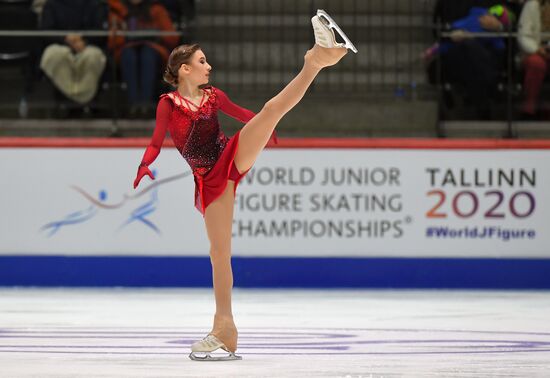 Фигурное катание. Чемпионат мира. Юниоры. Девушки. Произвольная программа