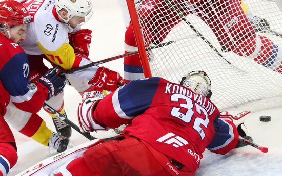 Хоккей. КХЛ. Матч "Локомотив" - "Йокерит"