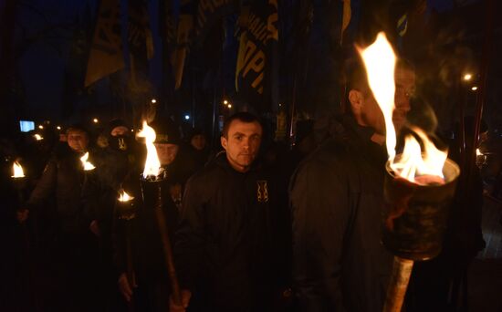 Марш националистов во Львове