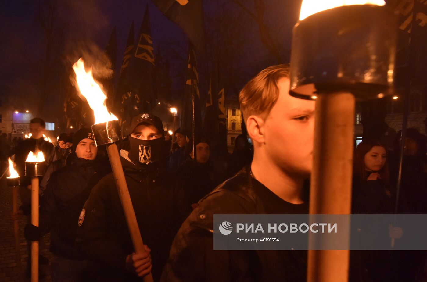 Марш националистов во Львове