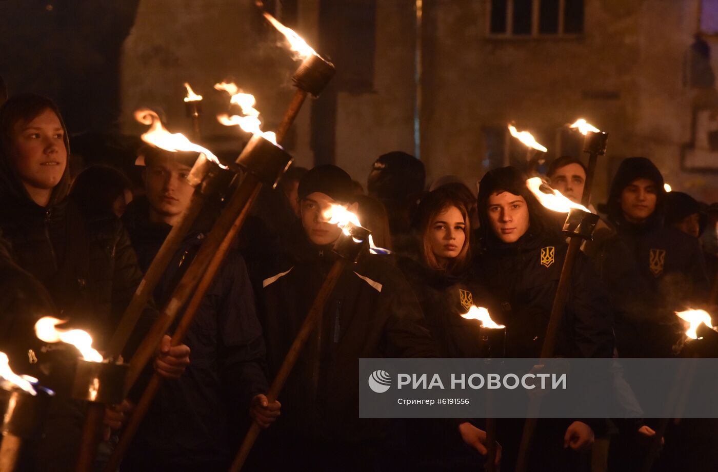 Марш националистов во Львове