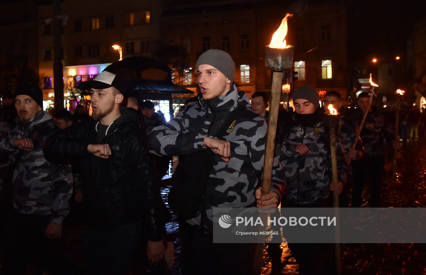 Марш националистов во Львове