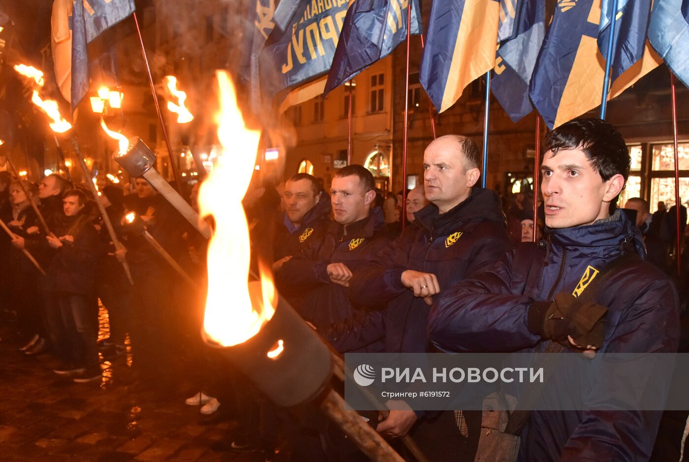 Марш националистов во Львове