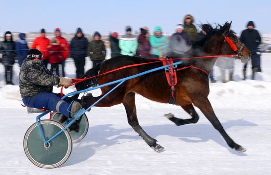 Любительские соревнования "Проводы русской зимы" в Красноярском крае