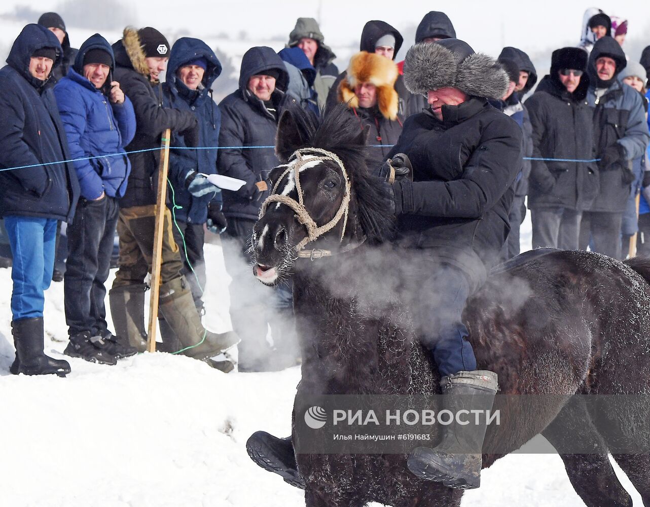 Любительские соревнования "Проводы русской зимы" в Красноярском крае