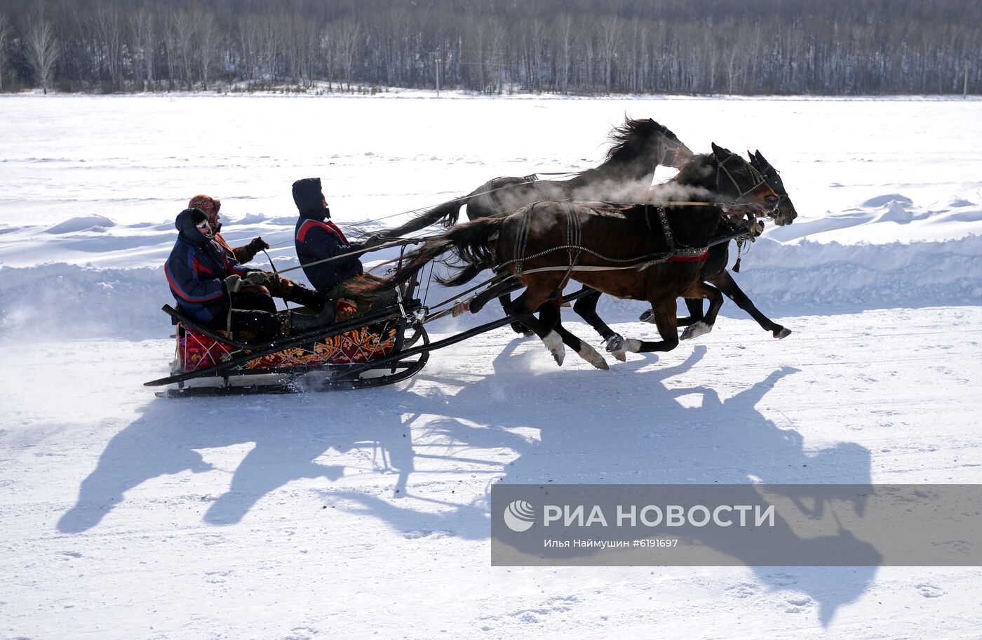 Любительские соревнования "Проводы русской зимы" в Красноярском крае