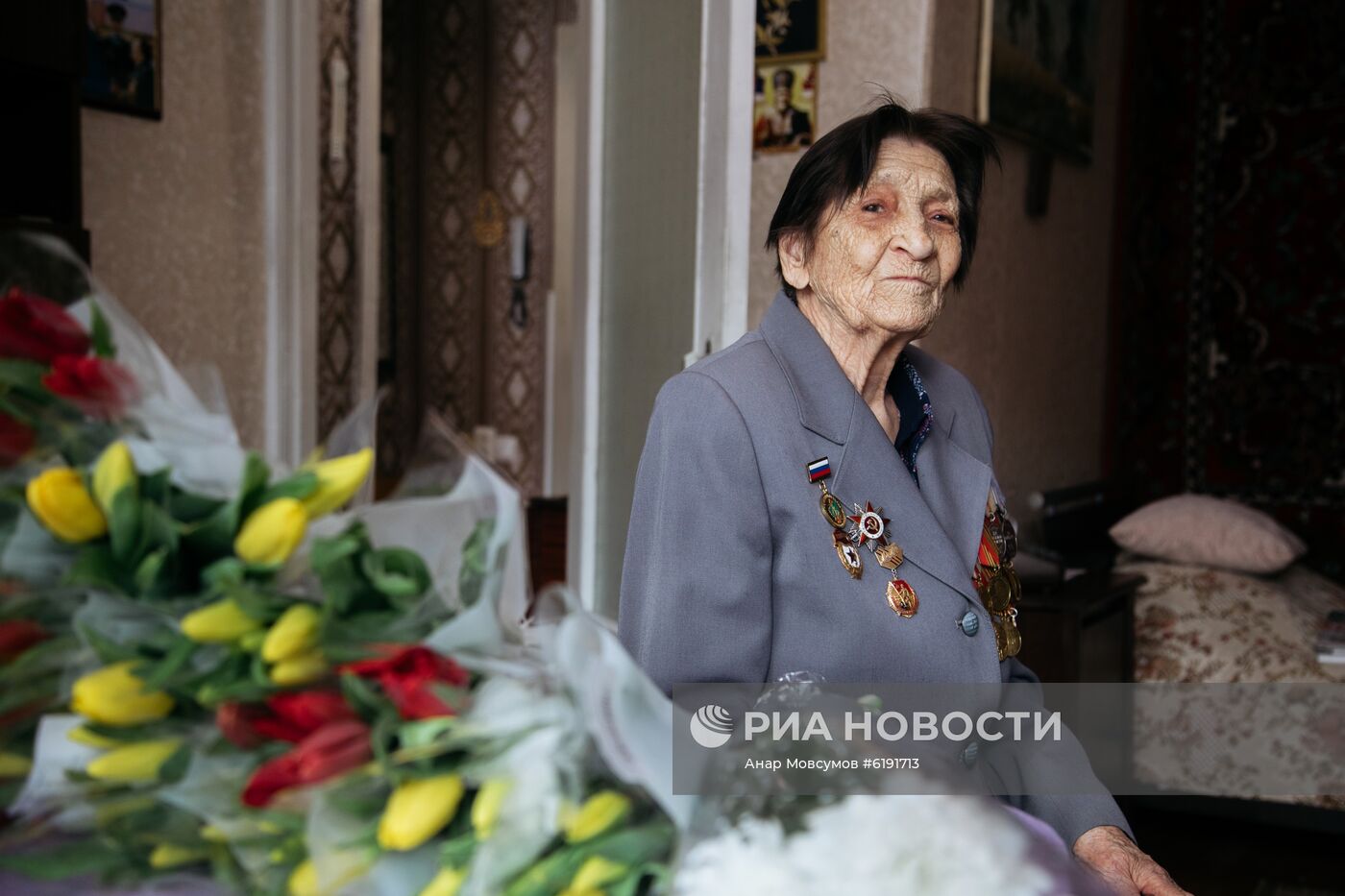 Поздравление ветерана Великой Отечественной войны Зинаиды Шкуратовой