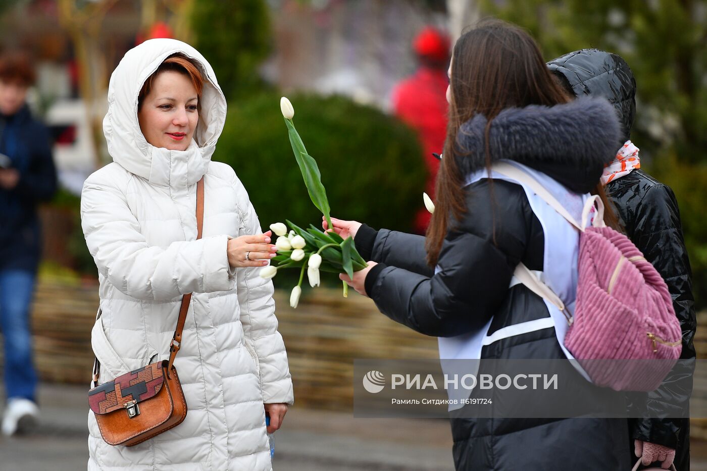 Празднование Международного женского дня в Москве