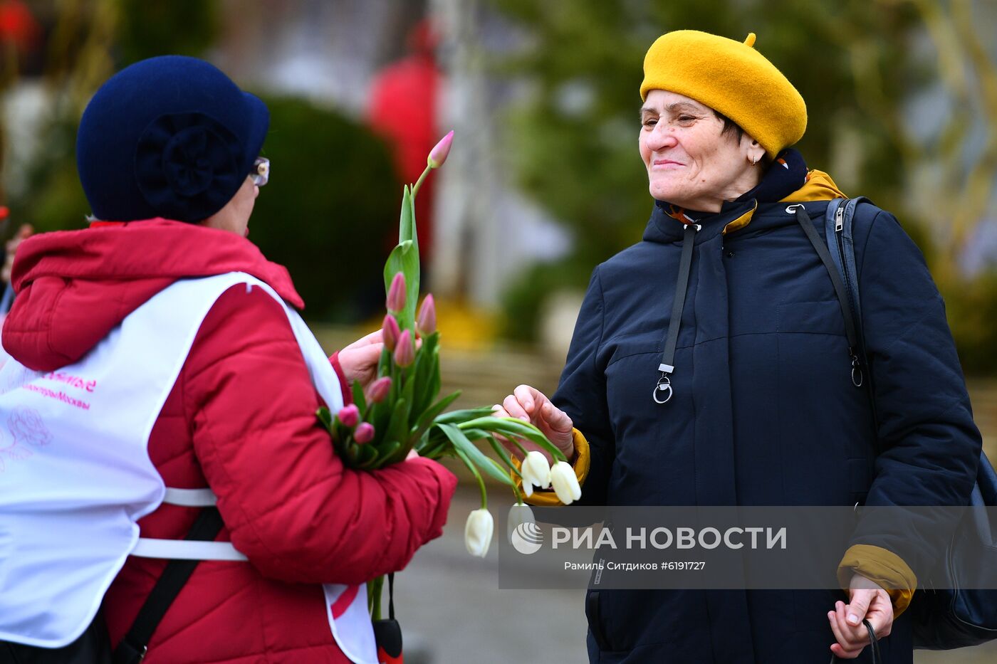 Празднование Международного женского дня в Москве