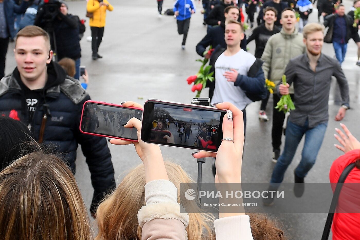 Празднование Международного женского дня в Москве