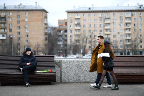 Празднование Международного женского дня в Москве