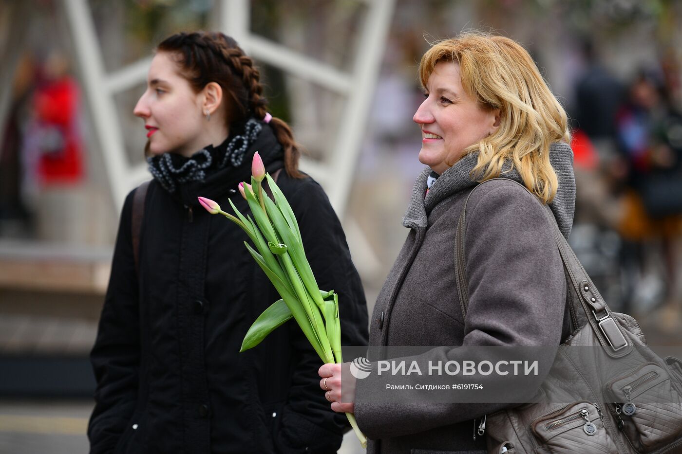 Празднование Международного женского дня в Москве