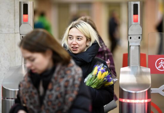 8 марта организован бесплатный проезд для женщин в городском транспорте Москвы и Подмосковья