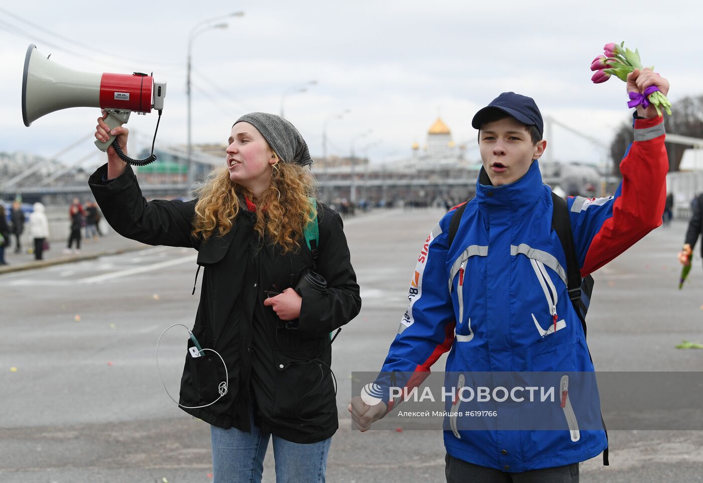 Празднование Международного женского дня в Москве