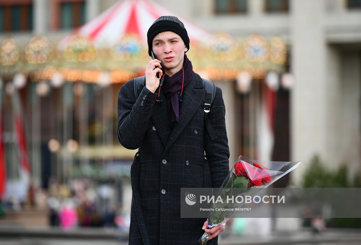 Празднование Международного женского дня в Москве