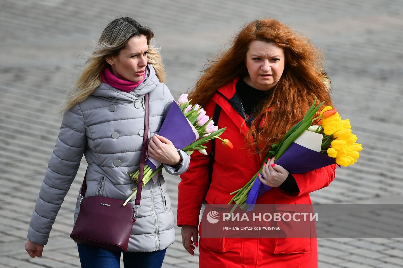 Празднование Международного женского дня в Москве