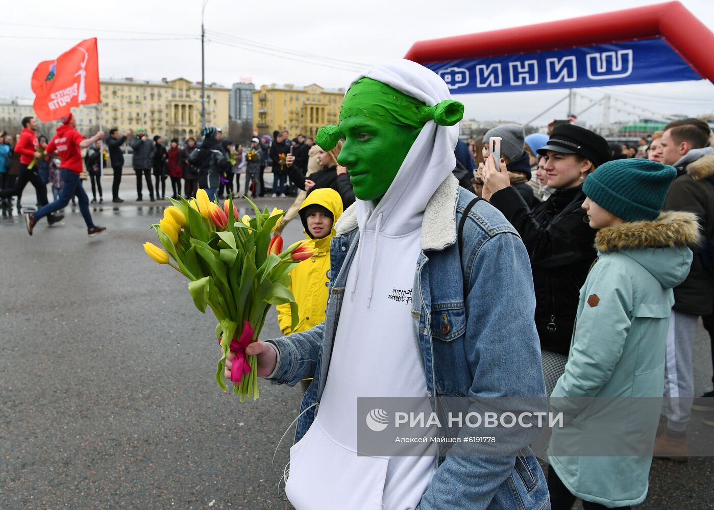 Празднование Международного женского дня в Москве