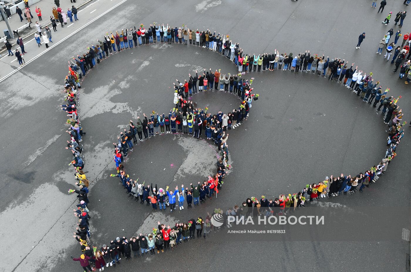 Празднование Международного женского дня в Москве