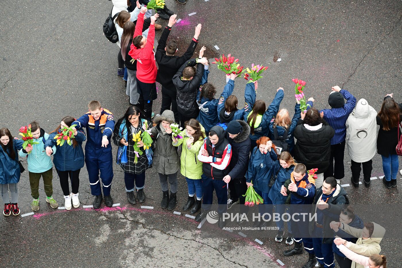 Празднование Международного женского дня в Москве