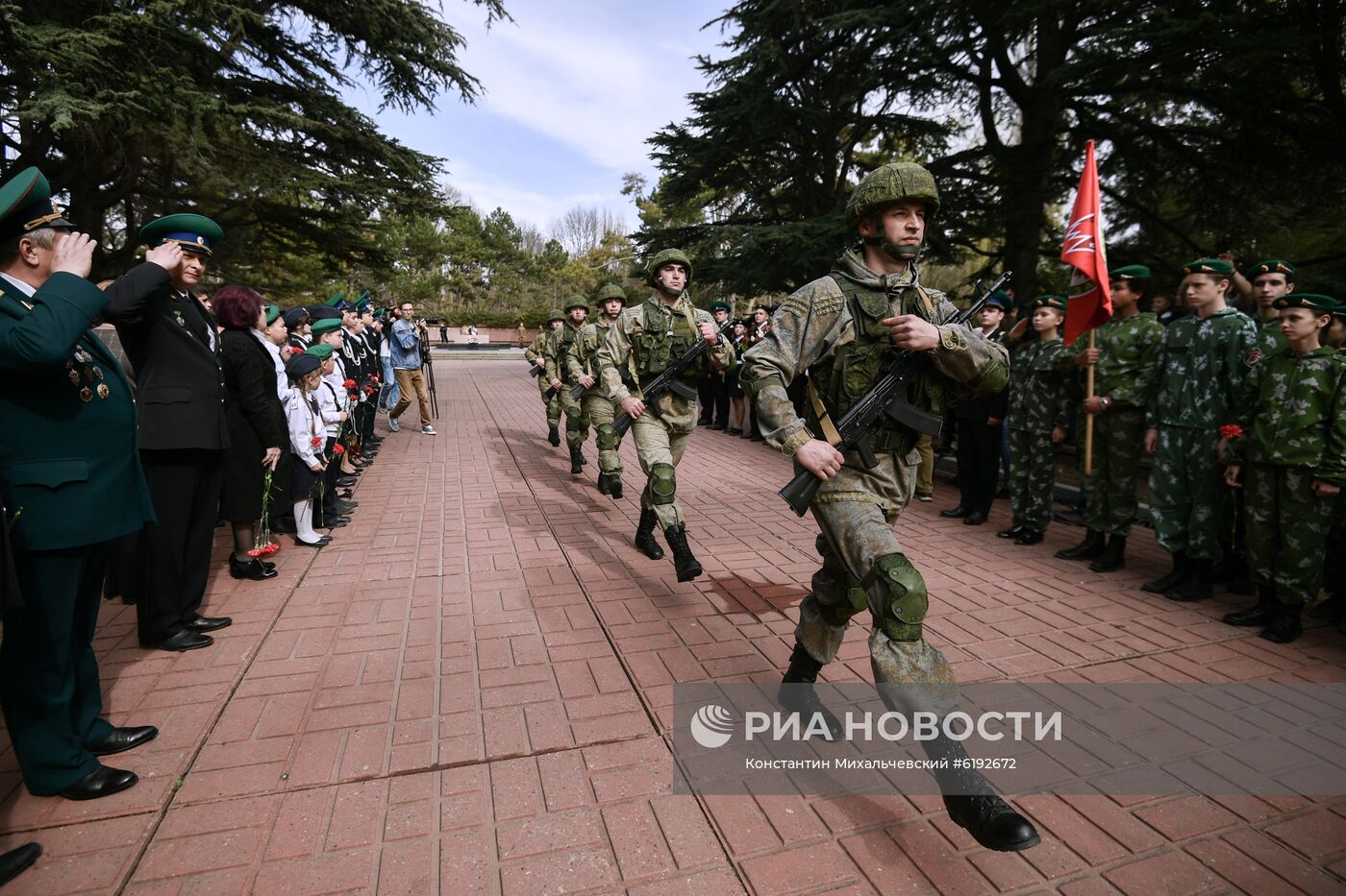 Акция "Эстафета Победы" в Симферополе
