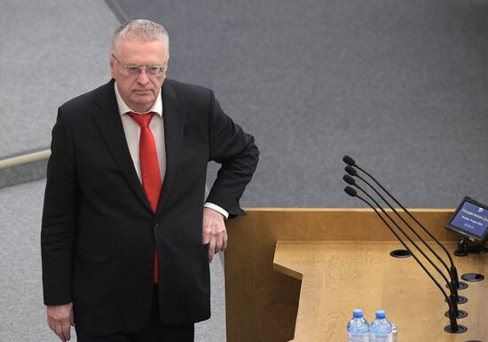 Пленарное заседание Госдумы РФ  