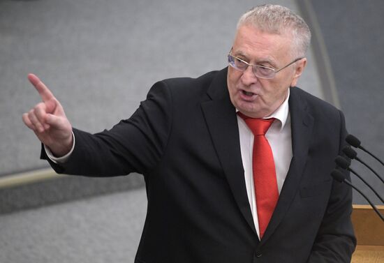 Пленарное заседание Госдумы РФ  