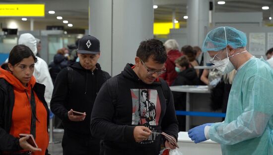 Санитарно-карантинный контроль в аэропорту Шереметьево