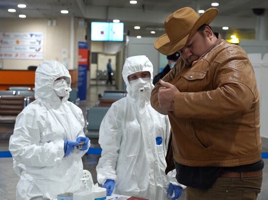 Санитарно-карантинный контроль в аэропорту Шереметьево