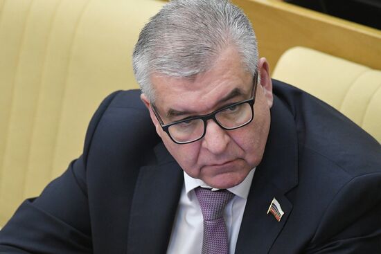 Пленарное заседание Госдумы РФ