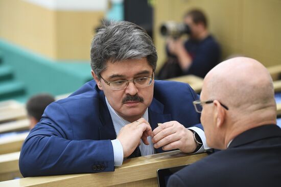 Заседание Совета Федерации РФ