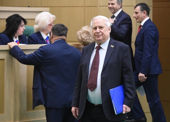 Заседание Совета Федерации РФ