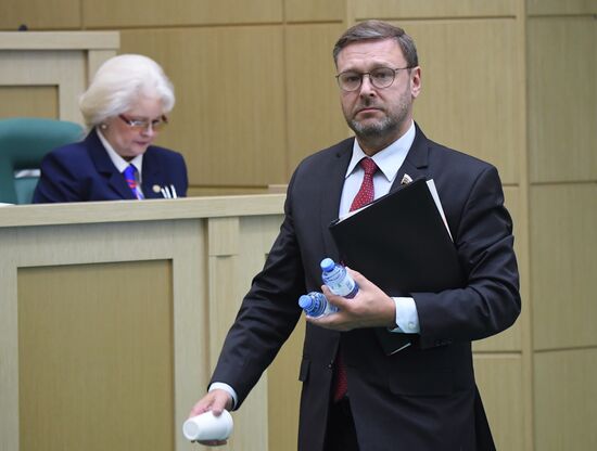 Заседание Совета Федерации РФ