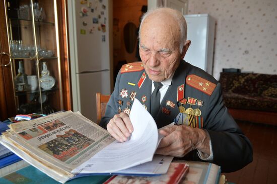 Ветеран Великой Отечественной войны И. И. Копчёнков 
