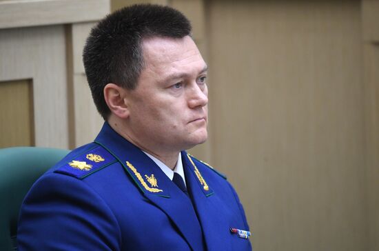 Заседание Совета Федерации РФ