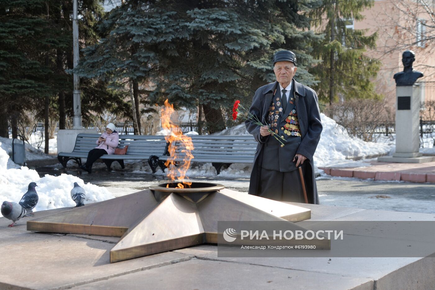 Ветеран Великой Отечественной войны И. И. Копчёнков
